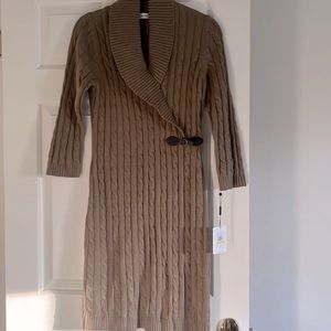 Long sleeve sweater dress